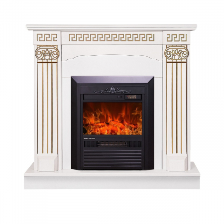 Semineu electric Calisto & Cristina, Dimensiuni (I*L*A) :1000*1100*330 mm, Efect 3D, Telecomanda, 2 trepte de putere [1]