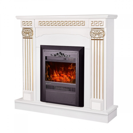 Semineu electric Calisto & Cristina, Dimensiuni (I*L*A) :1000*1100*330 mm, Efect 3D, Telecomanda, 2 trepte de putere [0]