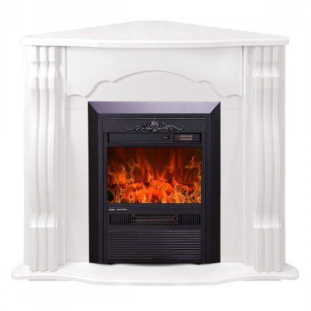 Semineu electric Clasic de colt & Cristina, Dimensiuni (IxLxA) 882x950x300, Telecomanda, 2 trepte de putere [1]