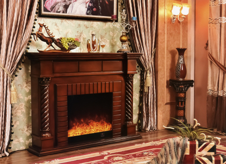 Semineu electric Frankfurt maro, Dimensiuni (IxLxA) 1160x1500x330 mm, Termostat, Efect 3D, 1500 W [2]