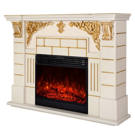 Semineu electric Imperial & Mirabella, Dimensiuni (I*L*A) :1109*1450*340 mm, Efect Sunet, Telecomanda, 1500W [0]