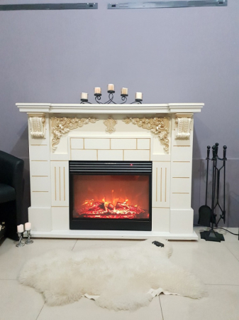 Semineu electric Imperial & Mirabella, Dimensiuni (I*L*A) :1109*1450*340 mm, Efect Sunet, Telecomanda, 1500W [1]