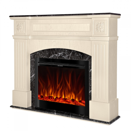 Semineu electric Josefina & Colorado, Dimensiuni (IxLxA) 1200x1400x300 mm, Telecomanda, Flacara colorata [0]