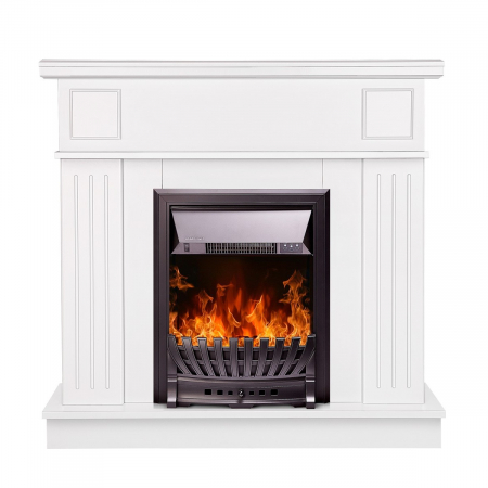 Semineu electric Marina alb & Pluton, Dimensiuni (I*L*A) 978x1048x300 mm, Telecomanda, 2 trepte de putere, 2000W [1]