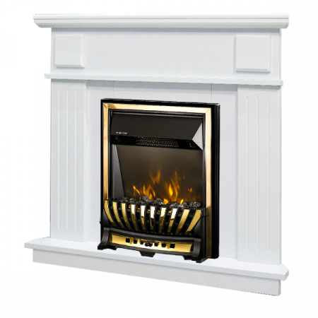 Semineu electric Marina de colt alb & Meridian, 2000 W [0]