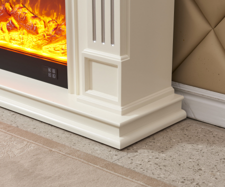 Semineu electric Premium MARSEILLES mini alb, 1500 W, (IxLxA): 1020*1200*330 mm, efect 3D, telecomanda [7]