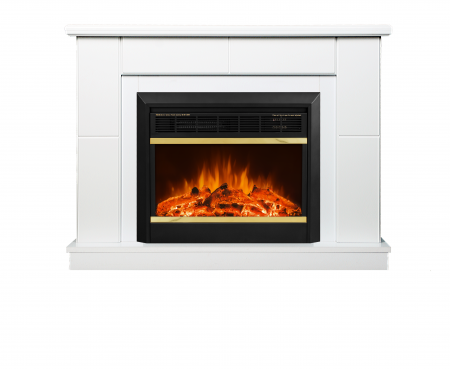 Semineu electric Maxim alb & Mars, Dimensiuni (I*L*A) :826*1076*300 mm, Telecomanda, Efect 3D [0]