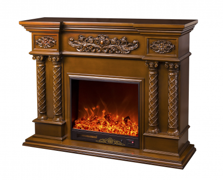 Semineu electric Montecarlo maro, Dimensiuni (IxLxA) 1260x1800x380 mm, Telecomanda, Efect 3D [0]