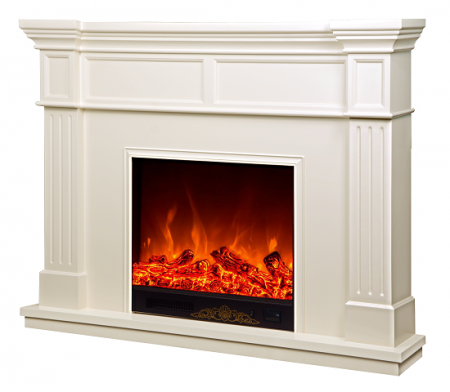 Semineu electric Nadejda maxi alb, Dimensiuni (I*L*A) :1160x1500x330 mm, Efect 3D, Telecomanda, Termostat [0]