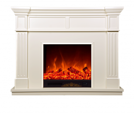 Semineu electric Nadejda maxi alb, Dimensiuni (I*L*A) :1160x1500x330 mm, Efect 3D, Telecomanda, Termostat [1]