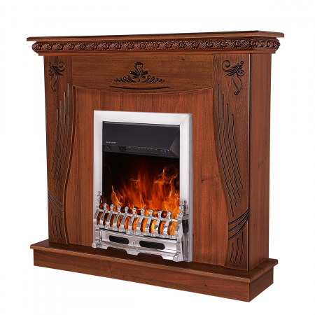 Semineu electric Napoli & Galileo silver, Dimensiuni (I*L*A) :1016*1100*300 mm, Putere 2000W, Telecomanda [0]