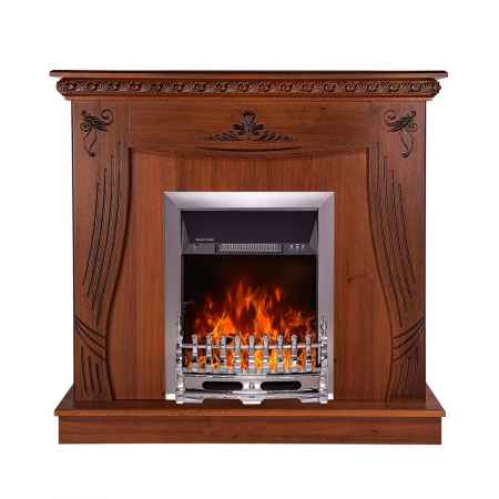 Semineu electric Napoli & Galileo silver, Dimensiuni (I*L*A) :1016*1100*300 mm, Putere 2000W, Telecomanda [1]