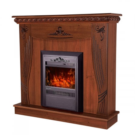 Semineu electric Napoli nuc & Cristina, Dimensiuni (I*L*A) :1016*1100*300 mm, Telecomanda, Efect 3D [0]