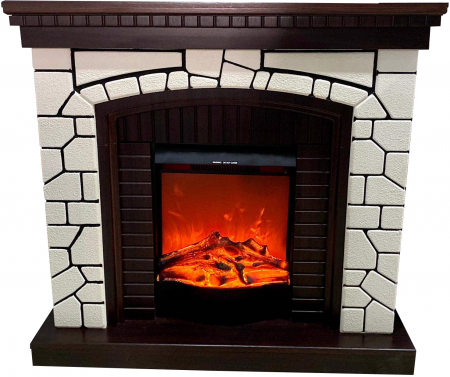 Semineu electric Natali cu Corsica, Dimensiuni 1040x1100x300 mm [0]