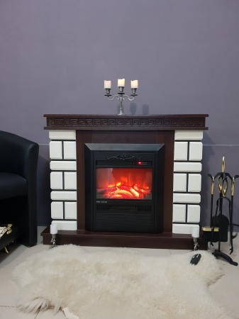 Semineu electric Nazarii mini & Cristina, Dimensiuni (I*L*A) 860*1080*245 mm, 2000W, Efect 3D, 2 trepte de putere [2]