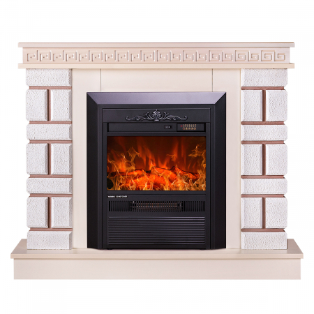 Semineu electric Nazarii mini Jasmine & Cristina, Dimensiuni (I*L*A) 860*1080*245 mm, 2000W, Efect 3D, 2 trepte de putere [1]