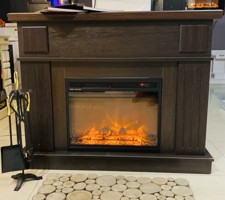 Semineu electric Olimpia & Lorance wenge, Dimensiuni (IxLxA)950*1200*300 mm , Efect 3D, Telecomanda, 1500 W [3]