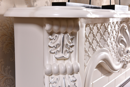 Semineu electric Premium PERLA maxi alb, 1500 W, (I*L*A) :1160*1500*330 mm, efect 3D, telecomanda [3]