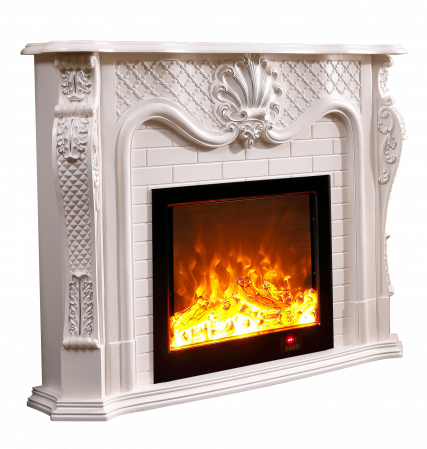 Semineu electric Premium PERLA maxi alb, 1500 W, (I*L*A) :1160*1500*330 mm, efect 3D, telecomanda [5]