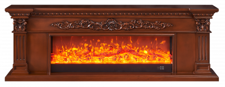 Semineu electric Premium POSEIDON, maro, 1500 W, (IxLxA) 700x2000x330 mm, efect 3D, telecomanda [10]