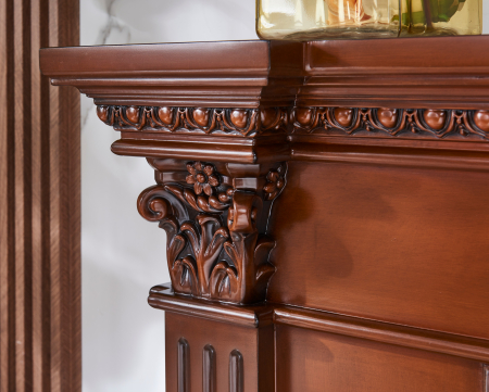 Semineu electric Premium POSEIDON, maro, 1500 W, (IxLxA) 700x2000x330 mm, efect 3D, telecomanda [6]