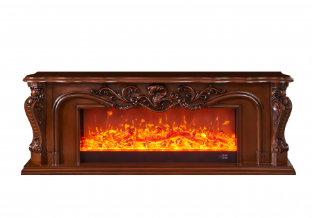 Semineu electric Premium ARTEMIS, maro, 1500 W, (Î*L*A) 700x2000x330 mm, efect 3D, telecomanda [11]