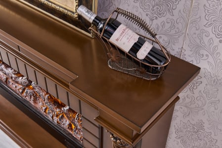 Semineu electric Premium FRANKFURT, maro, 1500 W, (Î*L*A) 700x1800x330 mm, efect 3D, telecomanda [5]