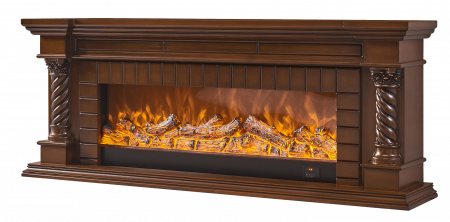 Semineu electric Premium FRANKFURT, maro, 1500 W, (Î*L*A) 700x1800x330 mm, efect 3D, telecomanda [7]