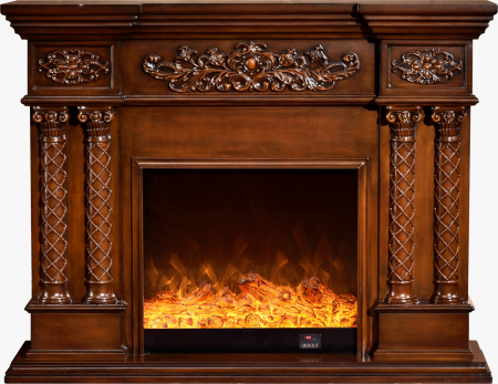 Seminee electrice - Semineu electric Premium MONACO maxi maro, 1500 W, (I*L*A) 1160*1500*330 mm, efect 3D, telecomanda