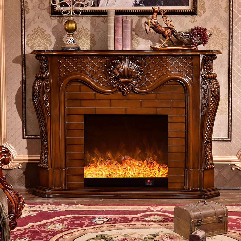 Semineu electric Premium PHOENIX MINI, maro, 1500 W, (Î*L*A) 1020x1200x330 mm [0]