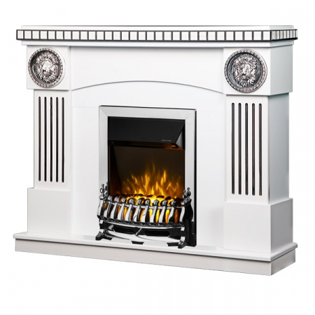 Semineu electric Prometeu Alb cu Galileo Silver, Dimensiuni 1031X1200X330 mm [0]