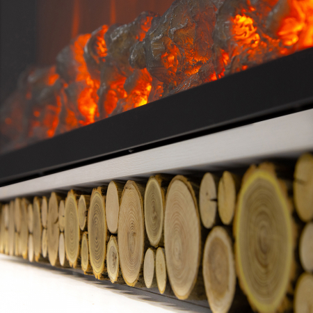 Semineu electric Rio & Tanzania, Dimensiuni (IxLxA) 630x1500x300 mm, Efect 3D, Telecomanda [1]