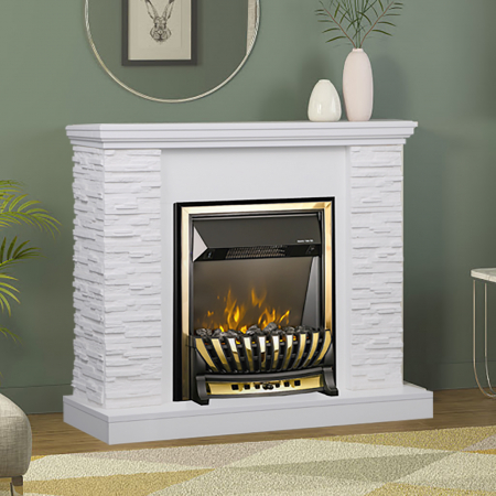 Semineu electric Rock alb & Meridian, Dimensiuni (IxLxA) 883x980x300 mm, Termostat, Efect 3D, Telecomanda [2]