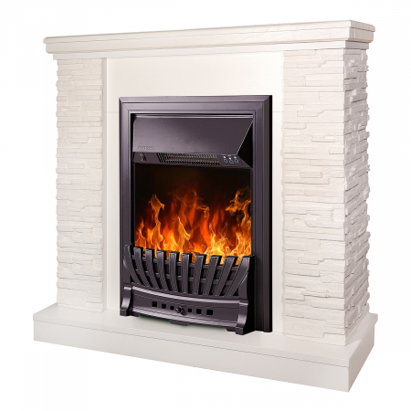 Semineu electric Rock & Pluton, Dimensiuni (IxLxA) 883x980x300 mm, Efect 3D, Telecomanda, Termostat ajustabil [0]