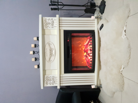 Semineu  electric Roma mini alb & Zakinthos,  Dimensiuni (I*L*A) :967*1200*310 mm [3]