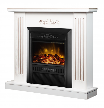 Semineu electric Smile alb cu Cristina, Dimensiuni (IxLxa) 885x940x265 mm, Efect 3D, Telecomanda [0]