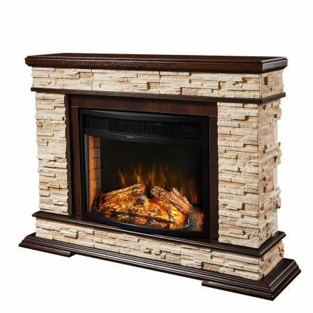 Semineu electric Stone & Ararat, Dimensiuni (I*L*A) :880*1180*305 mm, Efect de sunet, Telecomanda, 2 trepte de incalzire [0]