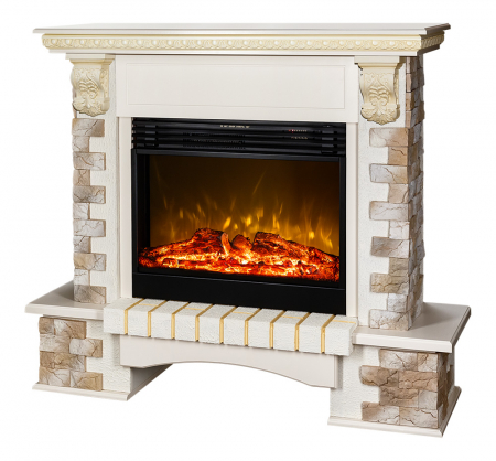 Semineu electric Topaz maxi & Mirabella, Dimensiuni (I*L*A) :1186*1230*403 mm, Efect Sunet, Telecomanda, 1500W [0]