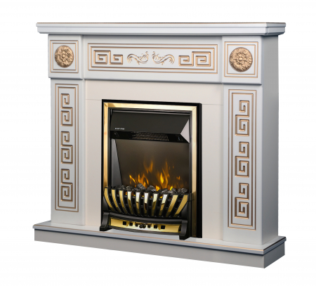 Semineu electric Versailles gold & Meridian, Dimensiuni (IxLxA) 960x1100x300 mm, Telecomanda, 2 efect de incalzire, Efect 3D [0]