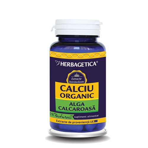 Calciu organic, 30 capsule, Herbagetica [1]