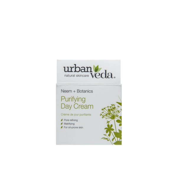 Crema de zi matifianta cu extract de neem organic - ten gras, Purifying - Urban Veda, 50 ml [3]