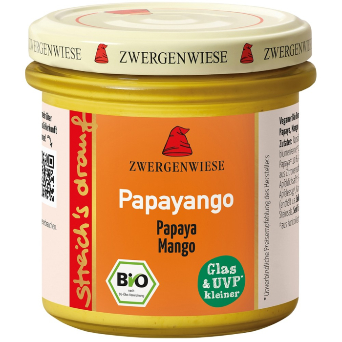 Crema tartinabila vegetala Papayango cu papaya picanta si mango, fara gluten [1]