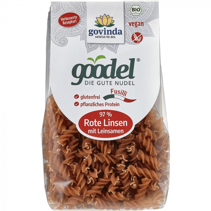 Fusilli bio din linte rosie, fara gluten [1]