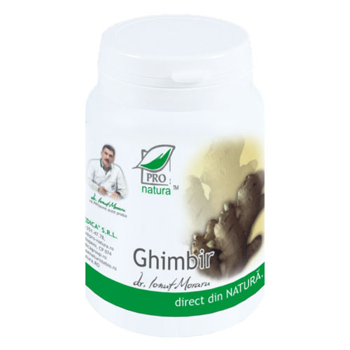 Ghimbir, 60 capsule, Medica [1]