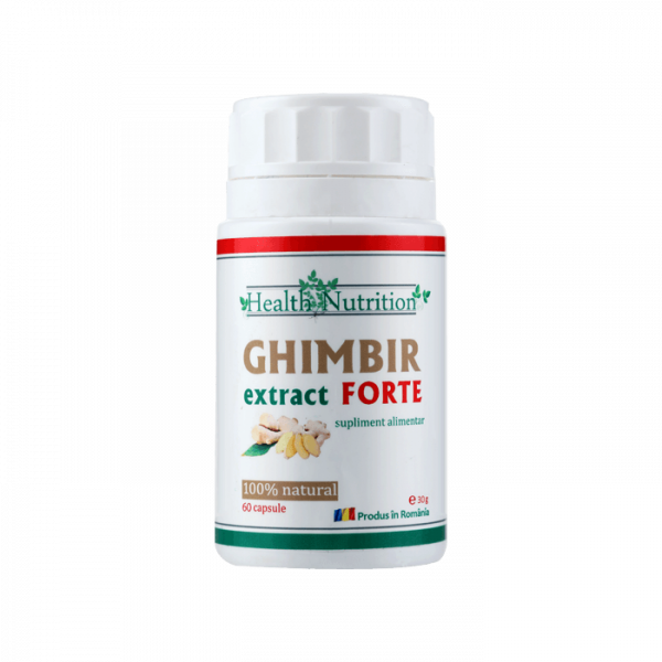 Ghimbir extract Forte 100% natural, 60 capsule, Health Nutrition [1]