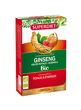 Ginseng Panax, laptisor de matca si acerola Bio 20 fiole x 15ml [2]