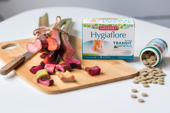 Hygiaflore extract rubarba - tranzit intestinal - pocket size 45 comprimate [6]