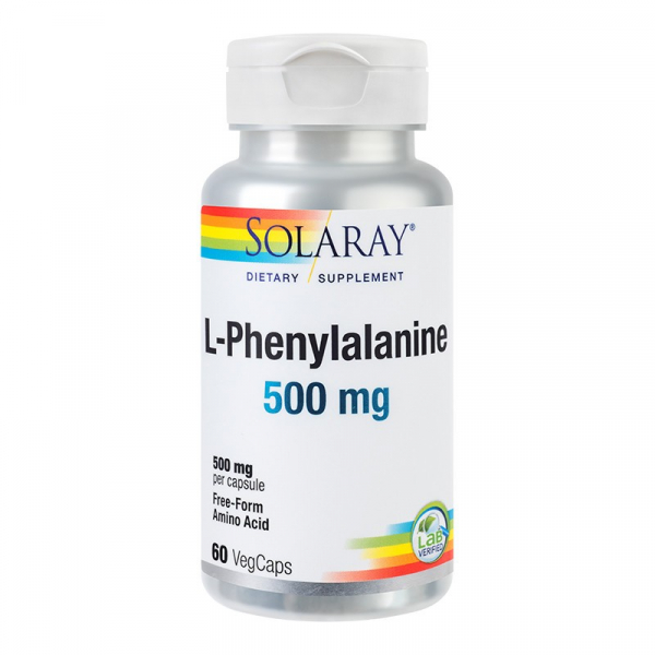 L-Phenylalanine 500mg Solaray, 60 capsule [1]