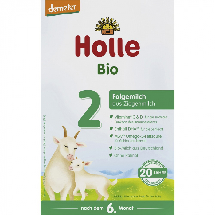 Lapte praf bio de capra pentru sugari, +6 luni, Formula 2 [1]
