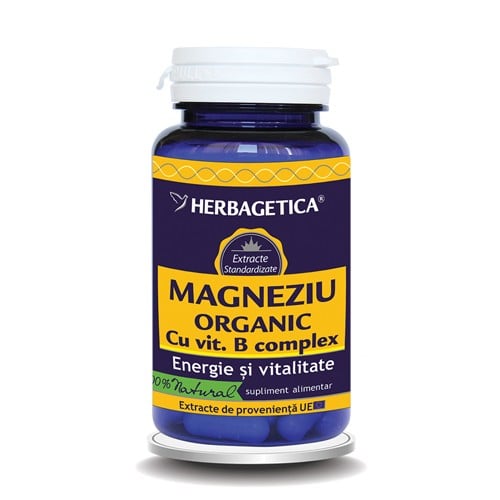 Magneziu organic, 60 capsule, Herbagetica [1]